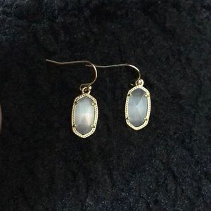 Kendra Scott Lee earrings in Slate/gold
